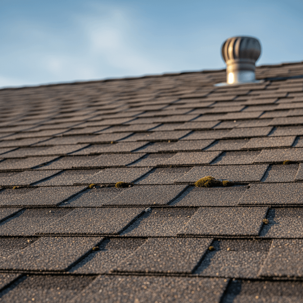 Asphalt shingle roof installation